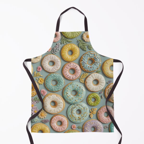 Item preview, Sweet Delights: Donuts and Floral Whimsy designed and sold by Lizetteh.