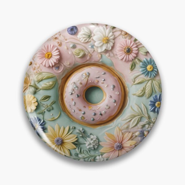Item preview, Whimsical Donut Duo: Big and Small designed and sold by Lizetteh.