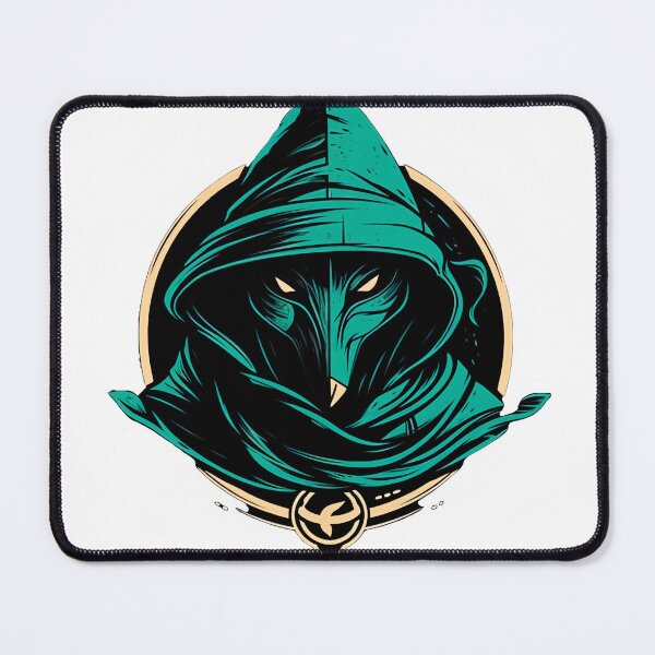 Item preview, Modern Skaven Warrior Logo with Yellow and Seagreen Accents designed and sold by Juuskus.
