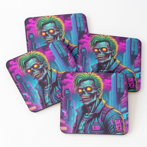 Item preview, Neon Cyberpunk Zombie designed and sold by Mehgan-Ashcroft.
