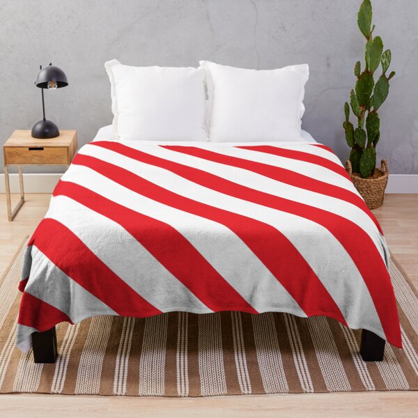 Item preview, Red and White Barbershop Pole Stripe Pattern designed and sold by CreativeBridge.