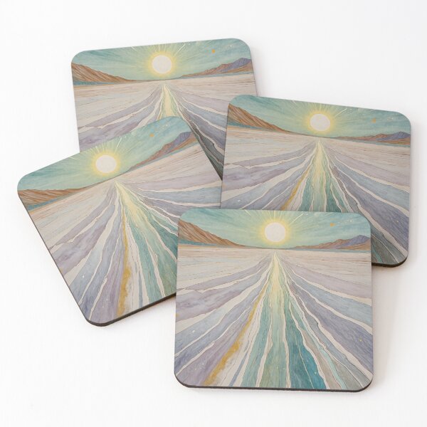 Item preview, Chromatic Mirage: Abstract Salt Flats designed and sold by Lizetteh.