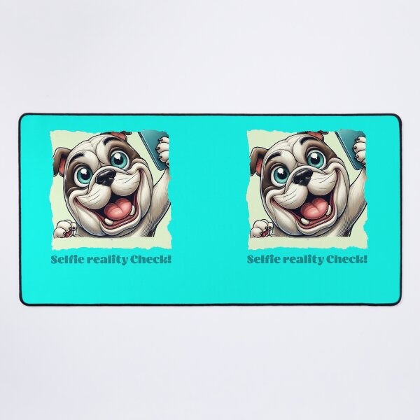 Item preview, Selfie Reality Check - Fun Cartoon Bulldog Design designed and sold by SportyAndArtful.