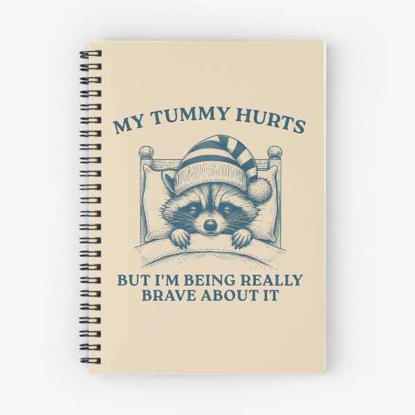Item preview, My Tummy Hurts But I'm Being Really Brave, Raccoon T Shirt, Weird T Shirt, Meme T Shirt, Trash Panda T Shirt, Unisex designed and sold by VerdePlantTees.