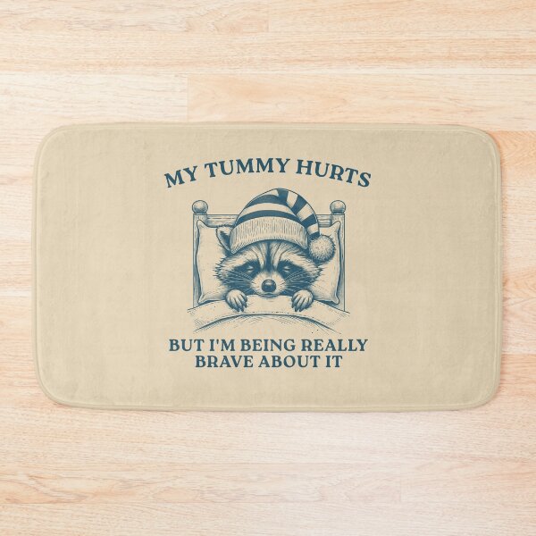 Item preview, My Tummy Hurts But I'm Being Really Brave, Raccoon T Shirt, Weird T Shirt, Meme T Shirt, Trash Panda T Shirt, Unisex designed and sold by VerdePlantTees.