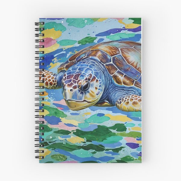 Item preview, Loggerhead Turtle Colorful Art designed and sold by taiche.