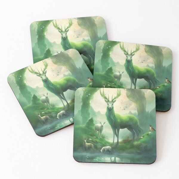 Item preview, The Deer and the Friendly Creatures designed and sold by Syrupulse.