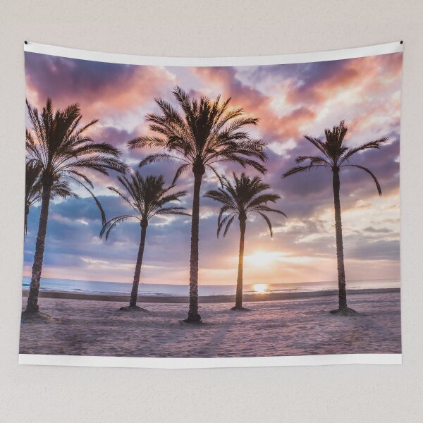 Item preview, It Is Sunrise Time On Colorful Beach designed and sold by Vivvismak.