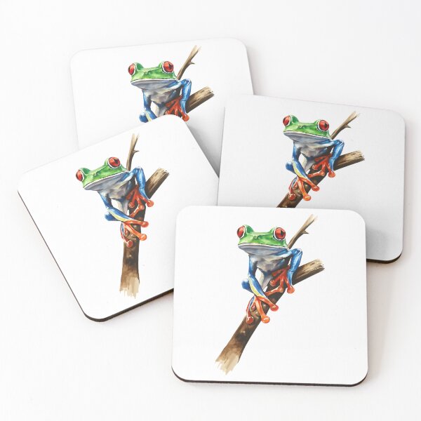 Item preview, Pretty green tree frog designed and sold by Ann Miu Deluxe.