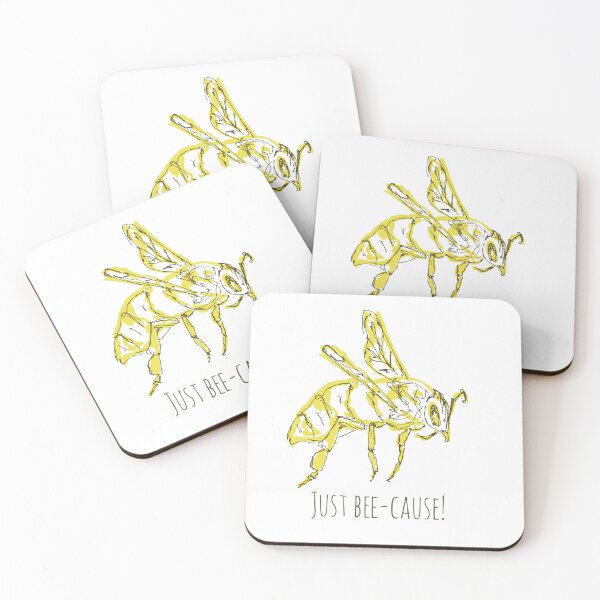 Item preview, bee - just bee-cause! designed and sold by MegaKicia.