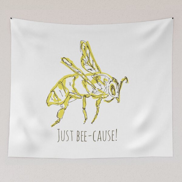 Item preview, bee - just bee-cause! designed and sold by MegaKicia.