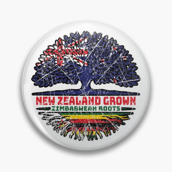 Item preview, Zimbabwe Zimbabwean New Zealander New Zealand Tree Roots Flag designed and sold by FlagX.