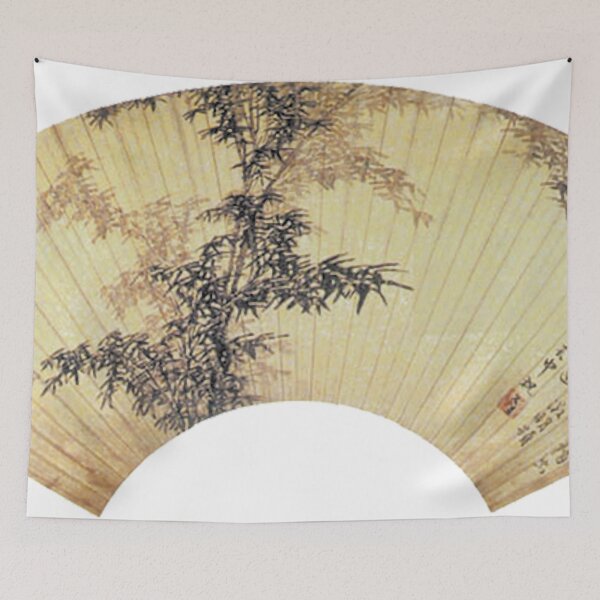 Item preview, Chinese bamboo carving art, opening screen, circular fan poetry scene designed and sold by zenger2021.