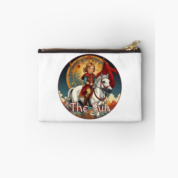 Item preview, Major Arcana Tarot Card The Sun - Child on a White Horse with Red Flag designed and sold by Pixel Waite.