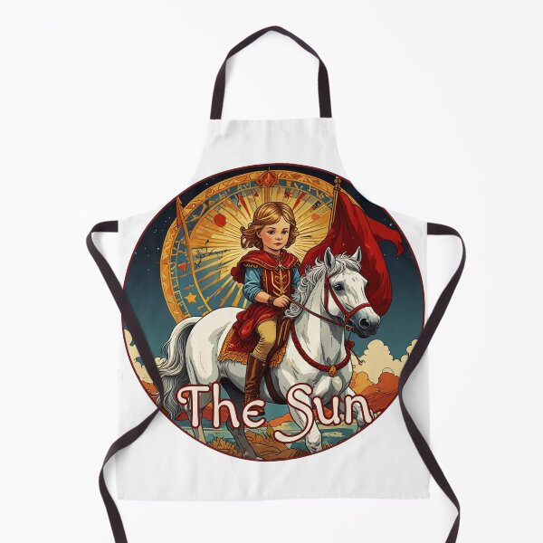 Item preview, Major Arcana Tarot Card The Sun - Child on a White Horse with Red Flag designed and sold by Pixel Waite.