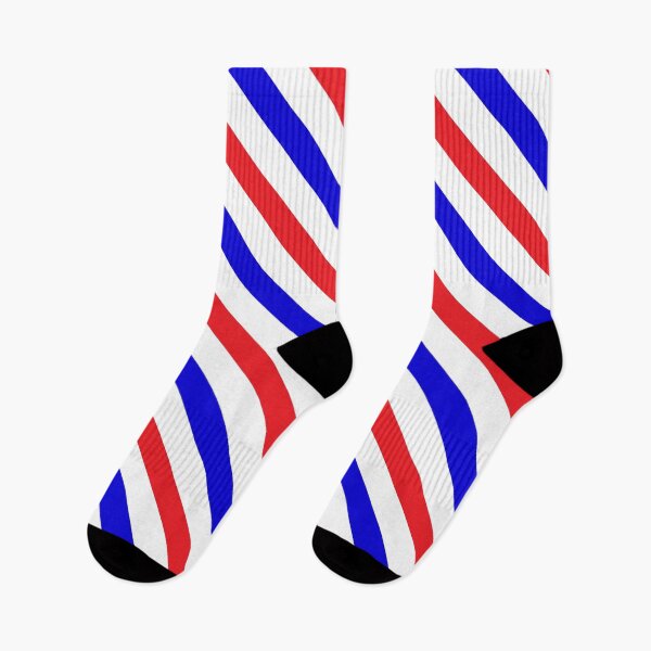 Item preview, Barbershop Red White and Blue Diagonal Stripe designed and sold by CreativeBridge.