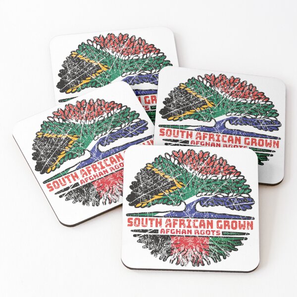 Item preview, Afghanistan Afghan South African South Africa Tree Roots Flag designed and sold by FlagX.