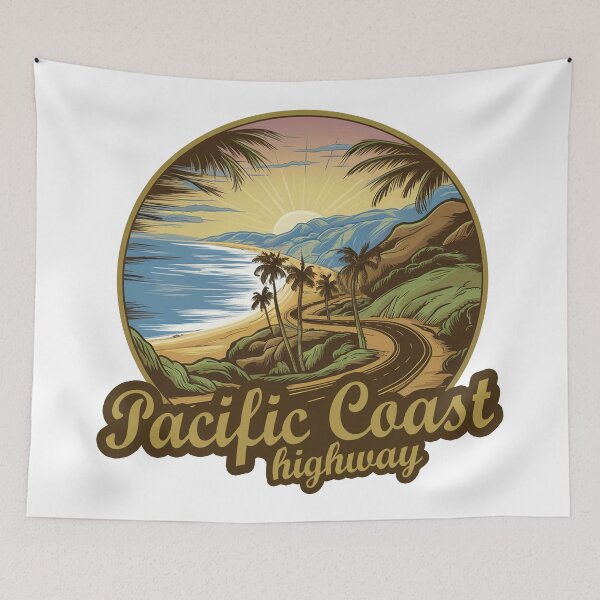 Item preview, Pacific Coast Highway Retro designed and sold by Esskay Designs.