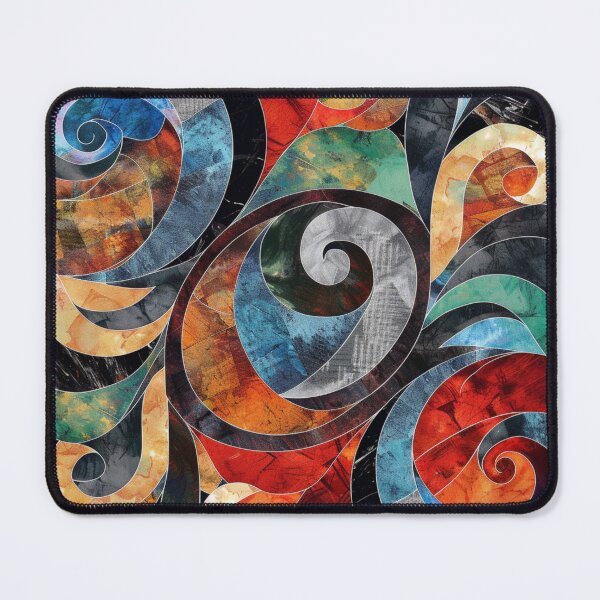 Item preview, New Zealand Māori Paua Pattern Koru Design 10 designed and sold by GrinGalore.
