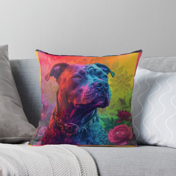 Item preview, Rainbow pitbull designed and sold by MendaciousMina.