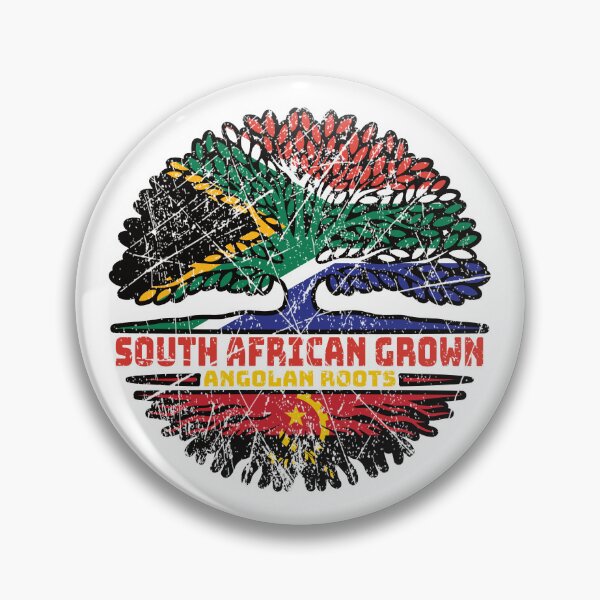 Item preview, Angola Angolan South African South Africa Tree Roots Flag designed and sold by FlagX.