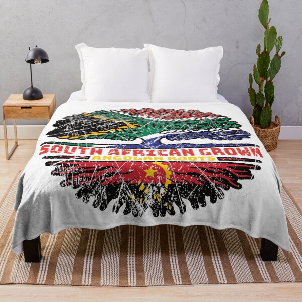 Item preview, Angola Angolan South African South Africa Tree Roots Flag designed and sold by FlagX.