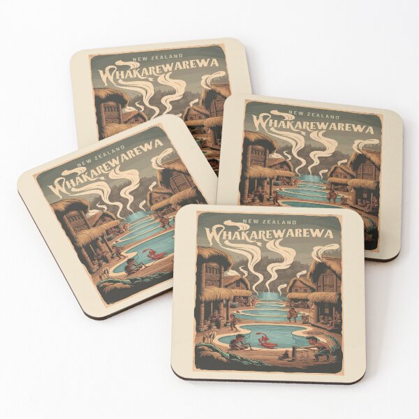 Item preview, Whakarewarewa, The Living Maori Village, New Zealand Travel, Vintage designed and sold by UrbanGraphixs.