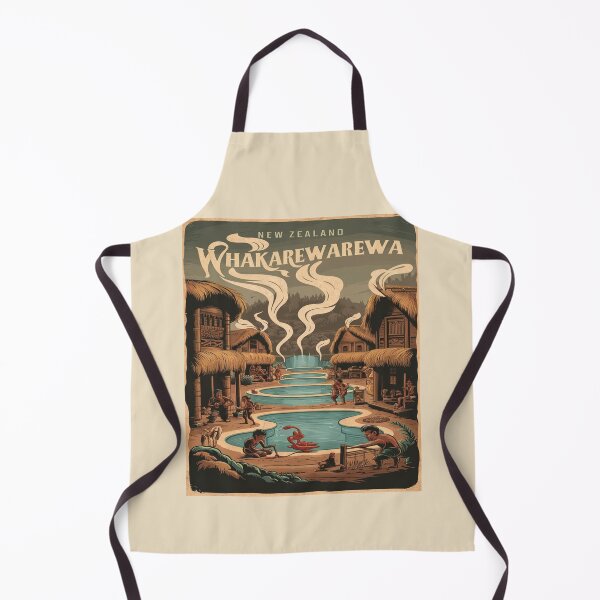 Item preview, Whakarewarewa, The Living Maori Village, New Zealand Travel, Vintage designed and sold by UrbanGraphixs.