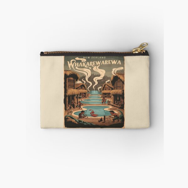 Item preview, Whakarewarewa, The Living Maori Village, New Zealand Travel, Vintage designed and sold by UrbanGraphixs.