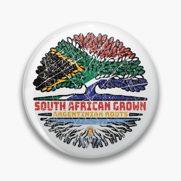 Item preview, Argentina Argentine Argentinean Argentinian South African South Africa Tree Roots Flag designed and sold by FlagX.