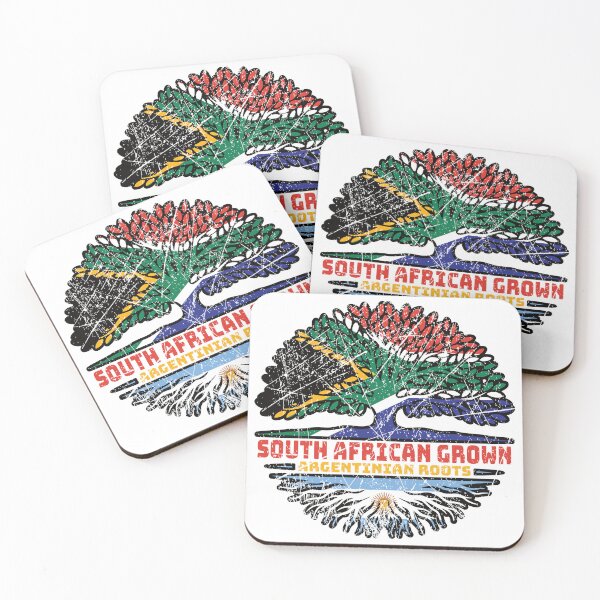 Item preview, Argentina Argentine Argentinean Argentinian South African South Africa Tree Roots Flag designed and sold by FlagX.
