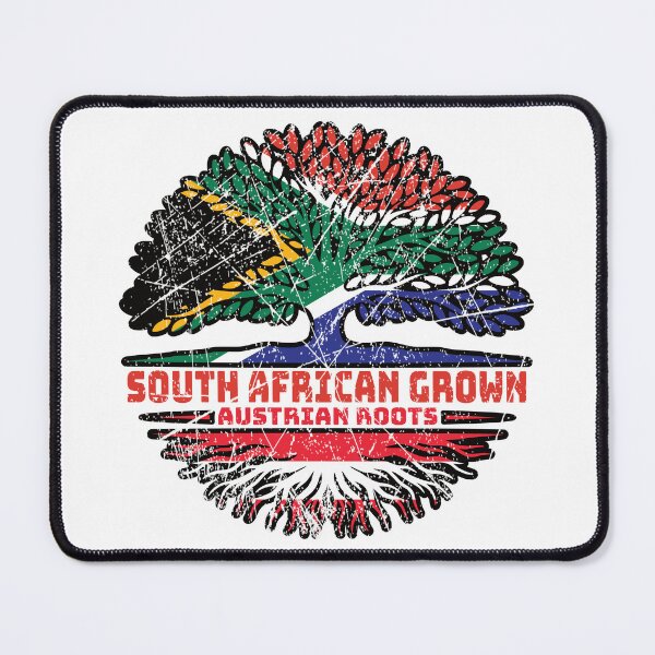 Item preview, Austria Austrian South African South Africa Tree Roots Flag designed and sold by FlagX.