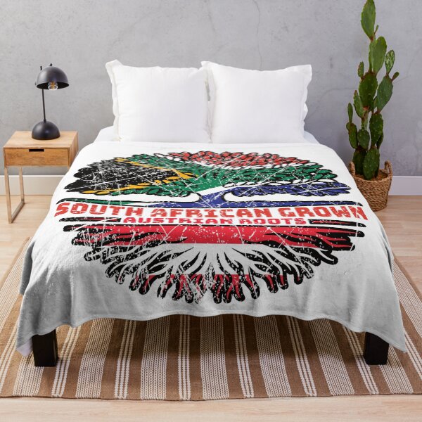 Item preview, Austria Austrian South African South Africa Tree Roots Flag designed and sold by FlagX.