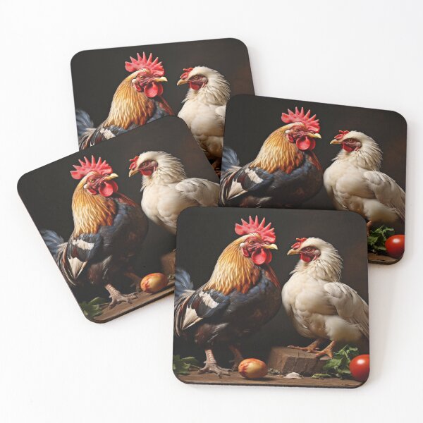 Item preview, El gallo y la gallina designed and sold by Collection de trésors .