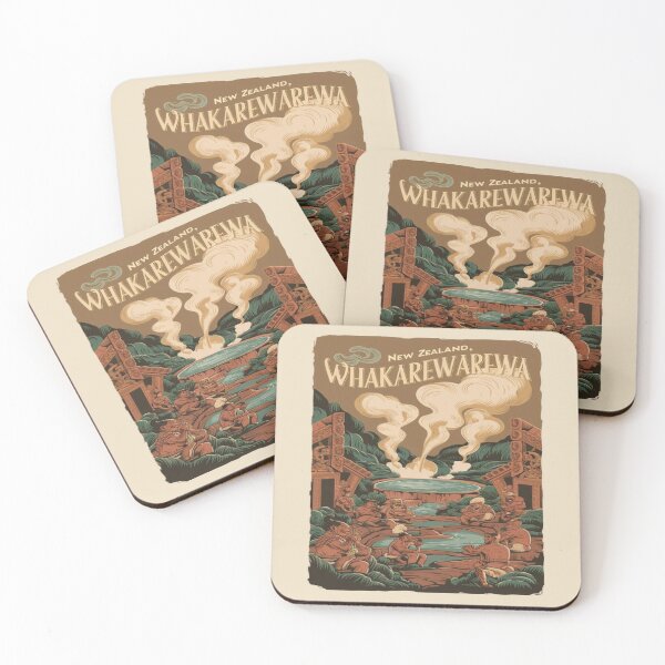 Item preview, Whakarewarewa, The Living Maori Village, New Zealand Travel, Vintage designed and sold by UrbanGraphixs.