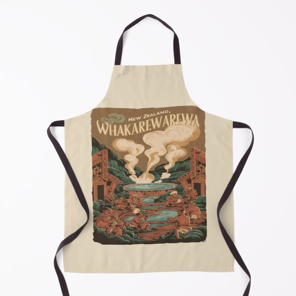 Item preview, Whakarewarewa, The Living Maori Village, New Zealand Travel, Vintage designed and sold by UrbanGraphixs.