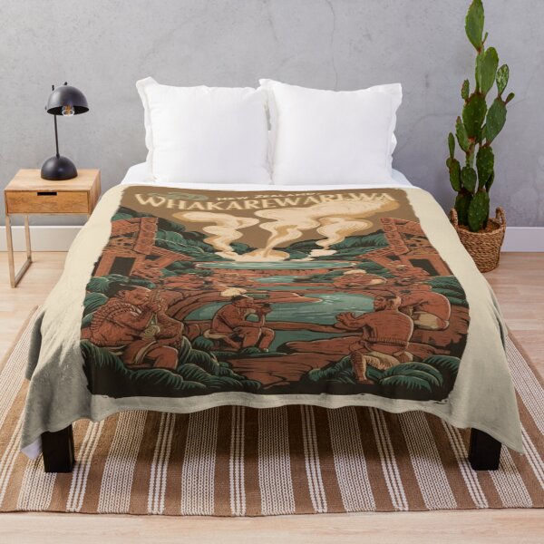 Item preview, Whakarewarewa, The Living Maori Village, New Zealand Travel, Vintage designed and sold by UrbanGraphixs.