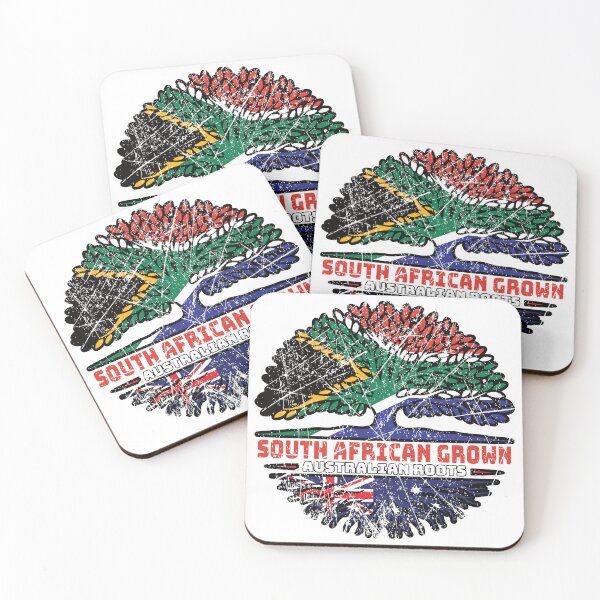 Item preview, Australia Australian South African South Africa Tree Roots Flag designed and sold by FlagX.