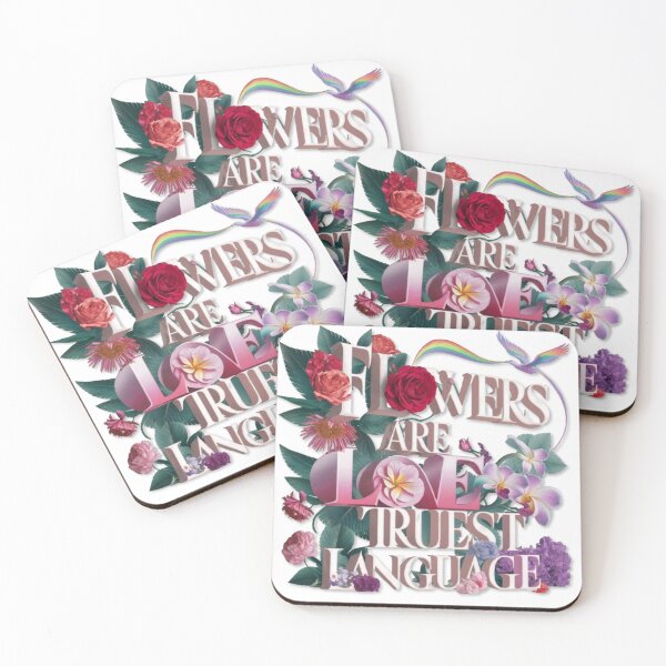 Item preview, Flowers in various colors with good messages designed and sold by kankan22.