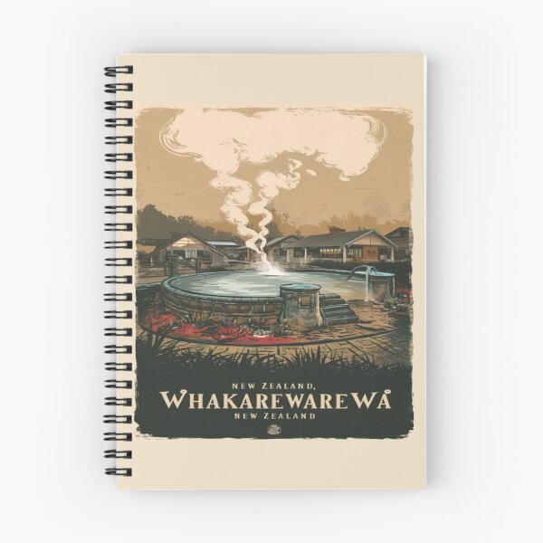 Item preview, Whakarewarewa, The Living Maori Village, New Zealand Travel, Vintage designed and sold by UrbanGraphixs.