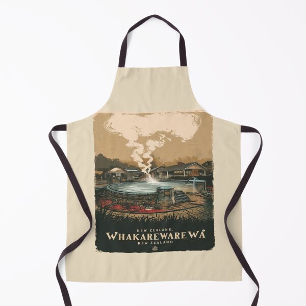 Item preview, Whakarewarewa, The Living Maori Village, New Zealand Travel, Vintage designed and sold by UrbanGraphixs.