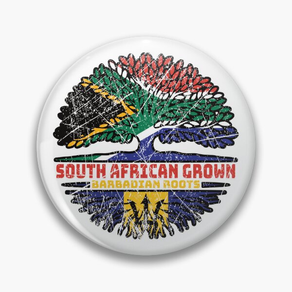 Item preview, Barbados Barbadian South African South Africa Tree Roots Flag designed and sold by FlagX.