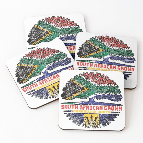 Item preview, Barbados Barbadian South African South Africa Tree Roots Flag designed and sold by FlagX.