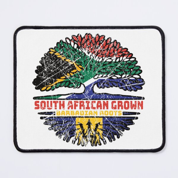 Item preview, Barbados Barbadian South African South Africa Tree Roots Flag designed and sold by FlagX.