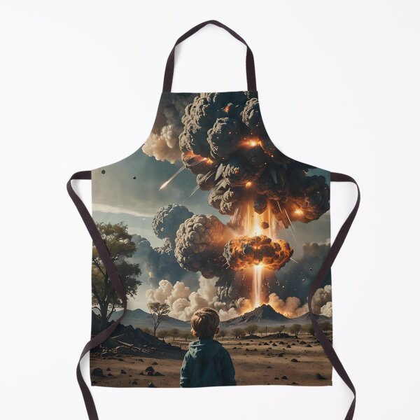 Item preview, Child Watching Explosion In Apocalyptic War designed and sold by DifferentPOV.