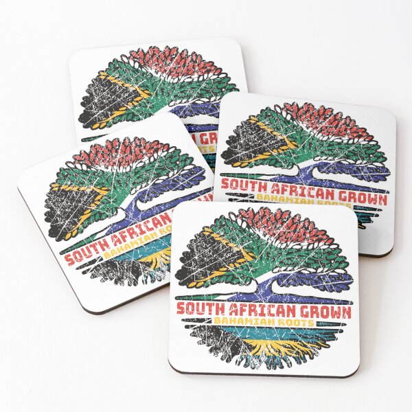 Item preview, Bahamas Bahamian South African South Africa Tree Roots Flag designed and sold by FlagX.