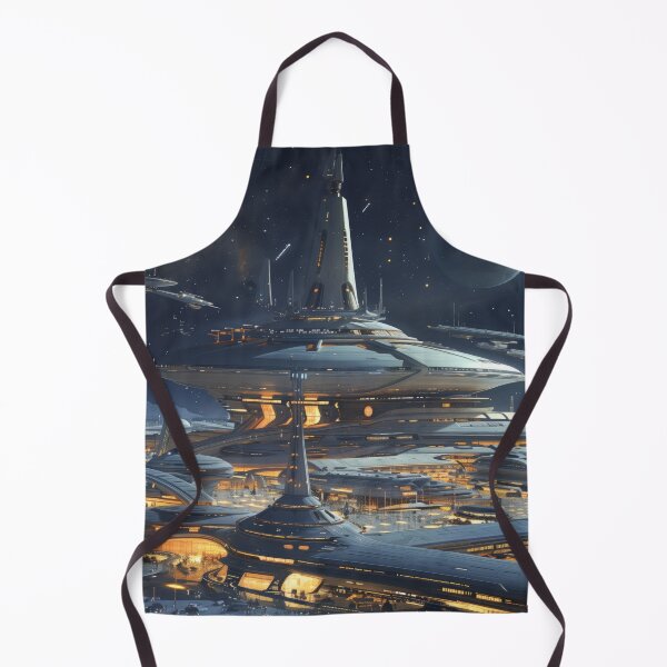 Item preview, Futuristic Space Metropolis designed and sold by palmyst.
