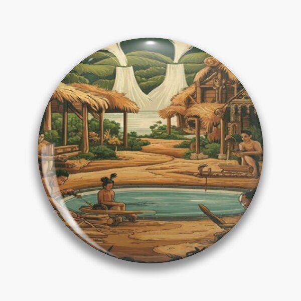 Item preview, Whakarewarewa, The Living Maori Village, New Zealand Travel, Vintage designed and sold by UrbanGraphixs.