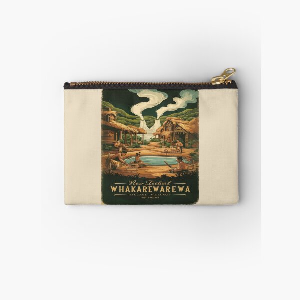 Item preview, Whakarewarewa, The Living Maori Village, New Zealand Travel, Vintage designed and sold by UrbanGraphixs.