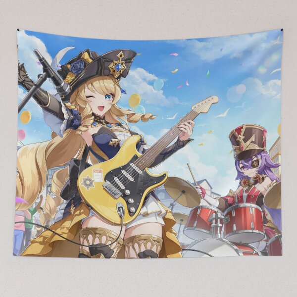Item preview, Navia & Chevreuse Fête de la Musique Artwork Genshin Impact designed and sold by Astral Drop.